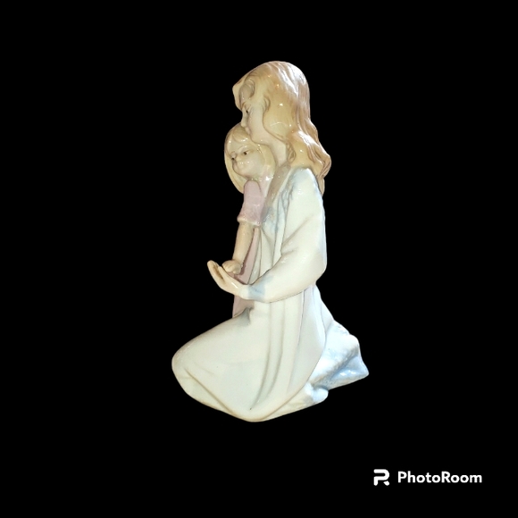 Beautiful Vintage Paul Sebastian (1990) Ceramic Mother and Daughter Figurine - Picture 2 of 8